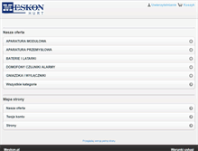 Tablet Screenshot of meskon.pl